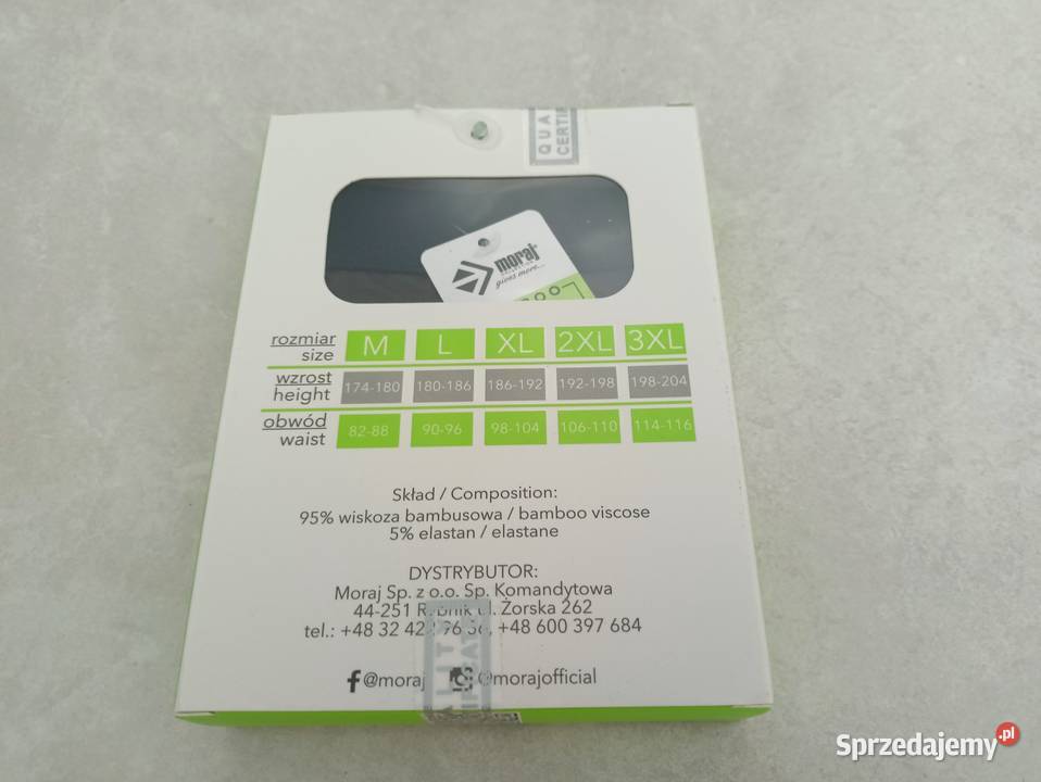 Bokserki męskie Moraj Rozmiar XXL Gorzyce