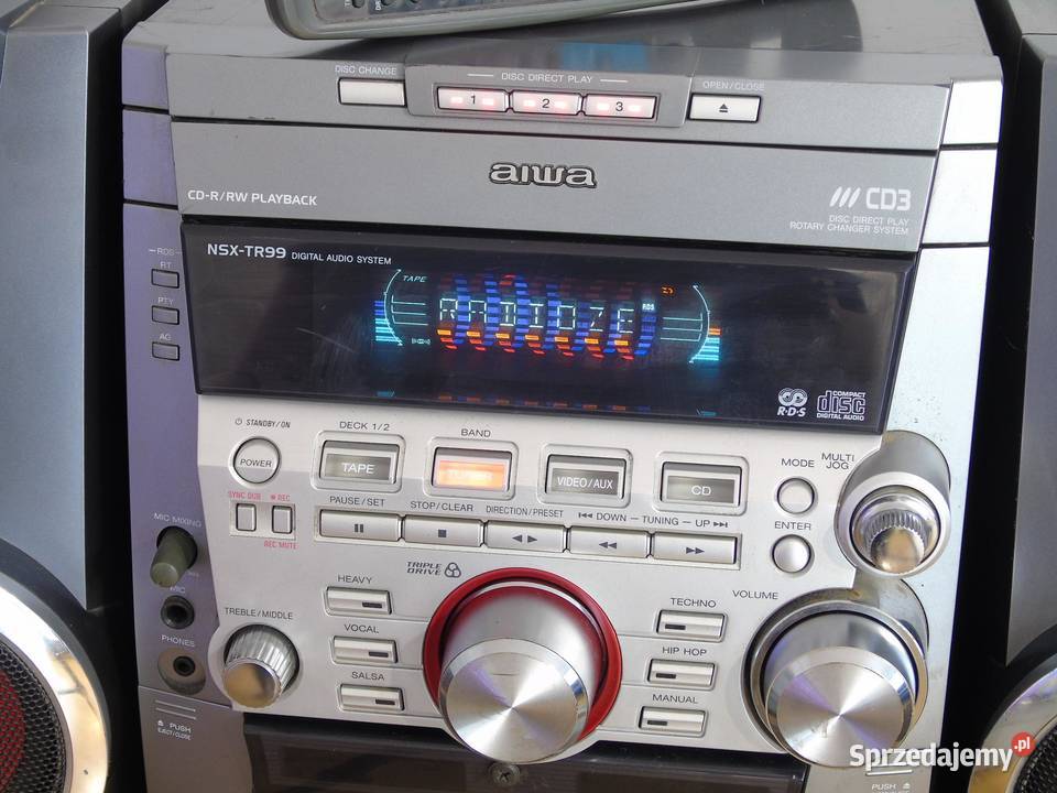 Wieża Aiwa pil kolumny RDS AUX CD DOSTAWA Wieże i miniwieże podkarpackie