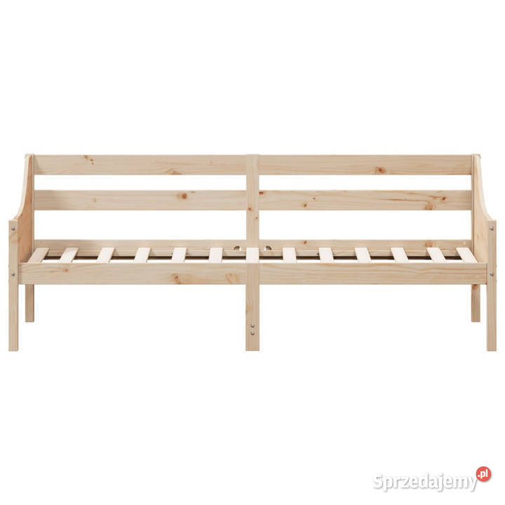Łóżko dzienne lite drewno sosnowe 100x200