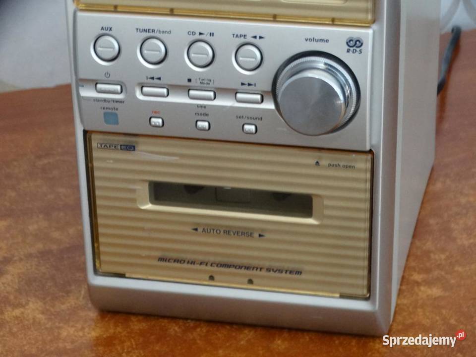 Wieża Kenwood RDS AUX mocna WYSYŁKA