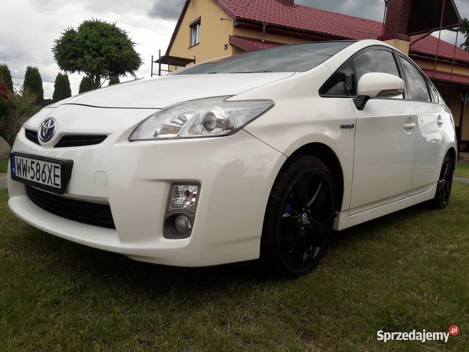 TOYOTA PRIUS III Hybrid 2009r solar LPG biały Bydgoszcz