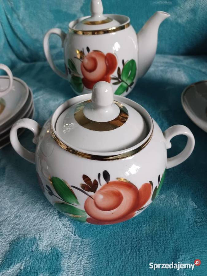 Serwis do kawy herbaty ĆCCP Baranówka vintage Łódź