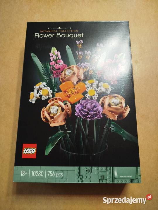 Klocki LEGO bukiet kwiatów z 756 klocków