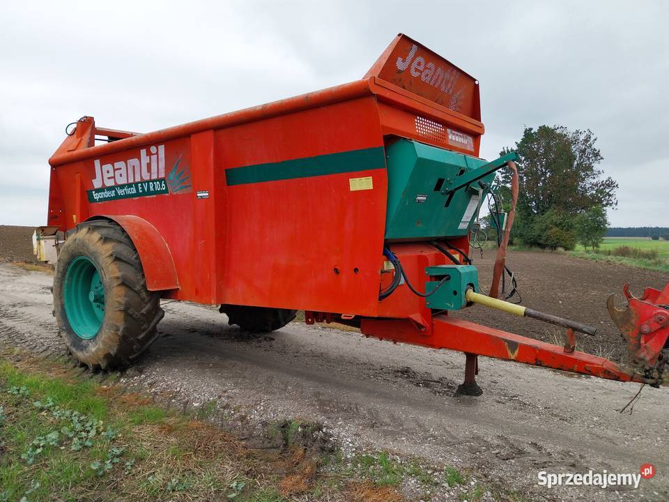 Rozrzutnik obornika agrimat 75t jeantil 106 nieuszkodzony Brodnica