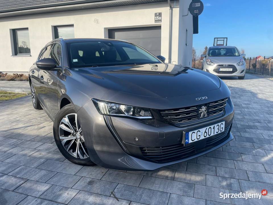 Peugeot 508 Allure 15 Automat Ledy Kamera serwisowany w ASO Grudziądz