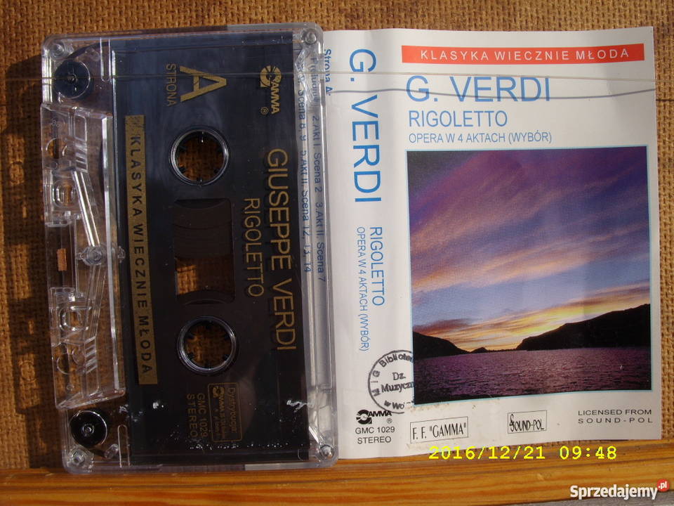 G VERDIRIGOLETTO kaseta audio kaseta Wołów sprzedam