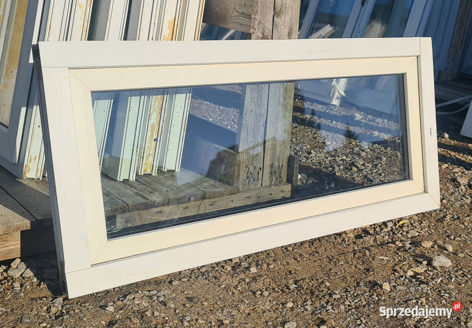 OKNO KacprzaK 140x63 Okna Używane Plastikowe PCV Lublin