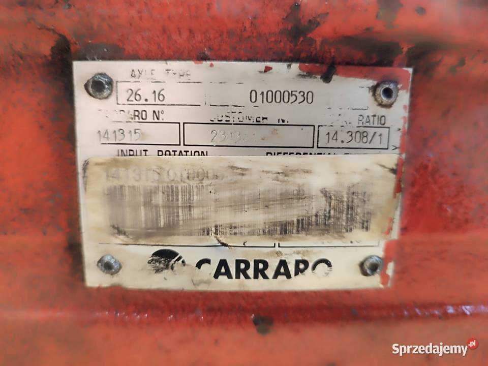 Obudowa mostu 2616 141315 Carraro Manitou MLT wielkopolskie