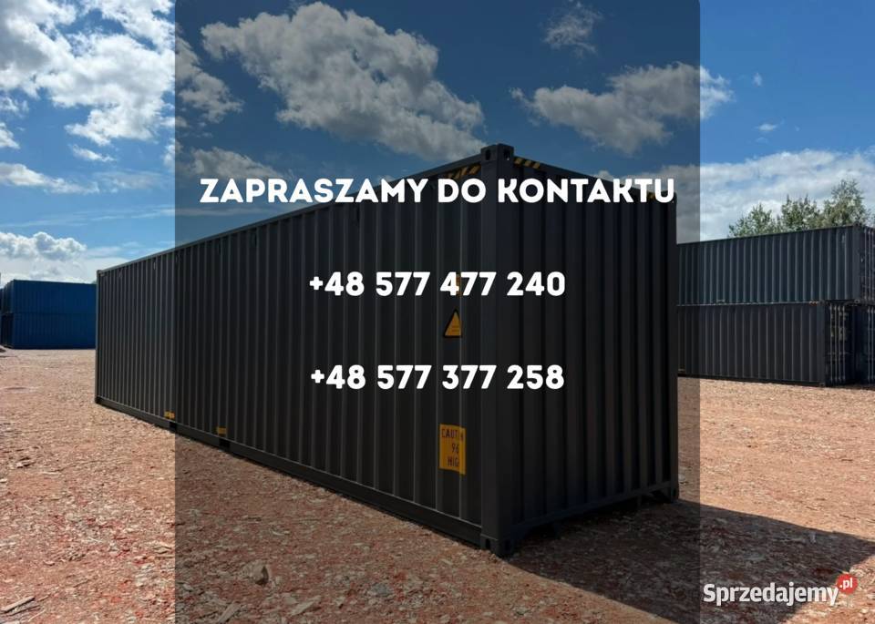 Kontener Morski 20HC OW2026 RAL7035 pomorskie Gdańsk