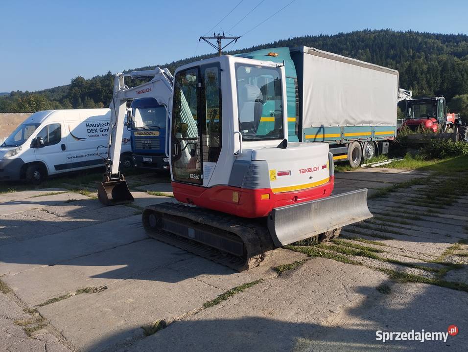 minikoparka takeuchi tb 250 5 ton kubota jcb cat małopolskie