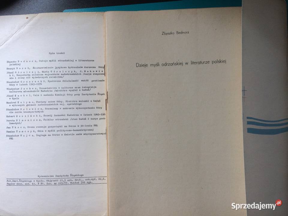 1453 Odra W Gospodarce i Świadomości Społecznej Szczecin