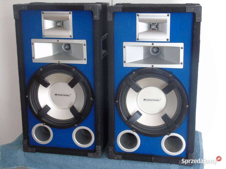 Kolumny estradowe Omnitronic 2x 300 wat sprawne sprzedam