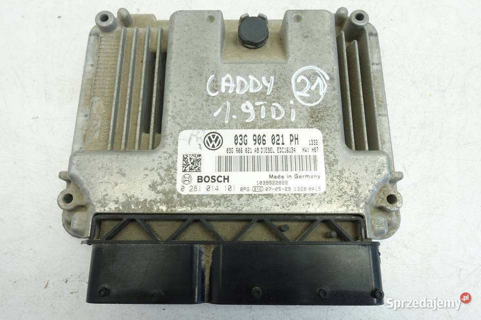 VW Caddy 19 TDI KOMPUTER SILNIKA sterownik MODUŁ osobowe Chełm