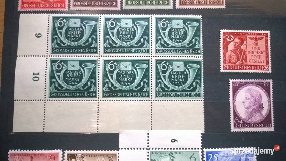 znaczki NIEMCY III RZESZA zestaw 62 czyste Warszawa