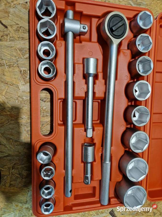 KLUCZE NASADOWE 34 6KĄTNE 21el 1950mm TIR Głogowa