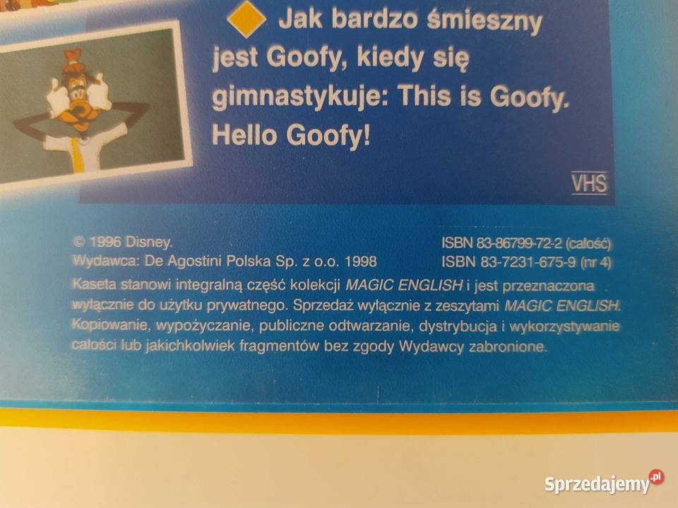 Magic English Disneys zestaw 12 kaset VHS 80 Muzyka Białystok sprzedam