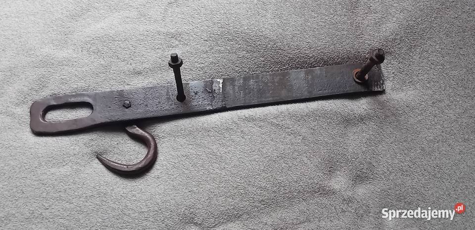 Stary kuty skobel drzwi lata 60e 70e Długość 405 Koźminek