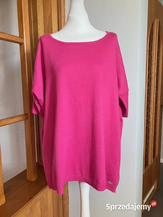 Tunika swetrowa fuksja Mohito nietoperz różowa L Nisko