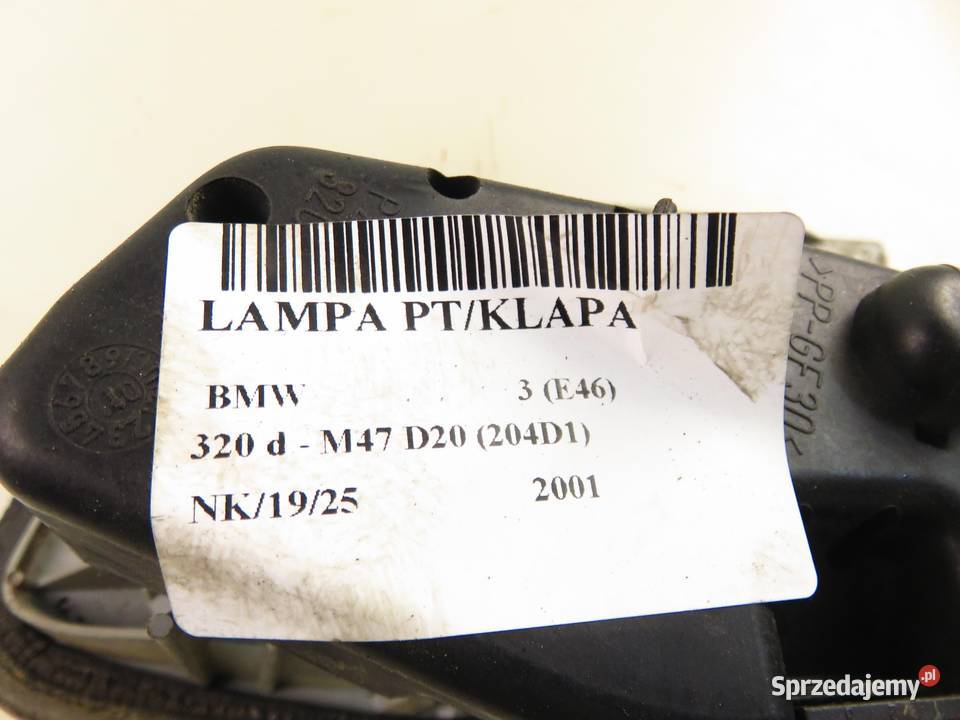 LAMPA PRAWA TYLNA KLAPA BMW E46