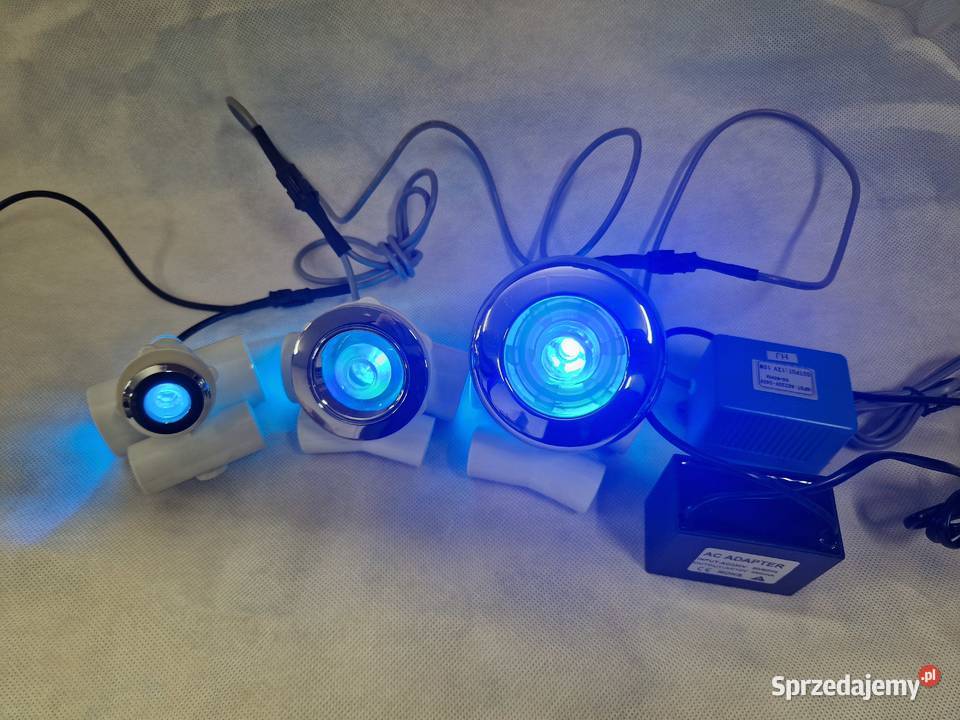 Dysza hydromasażu LED D 90mm 6 sz komplet Olkusz