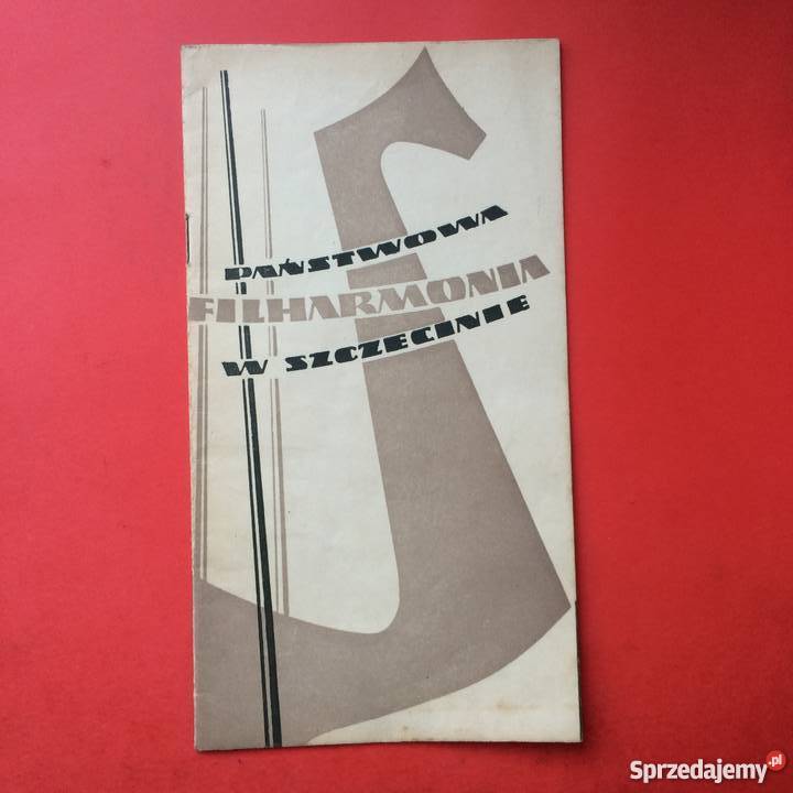 759 Programy Filharmonii w Szczecinie Szczecin sprzedam