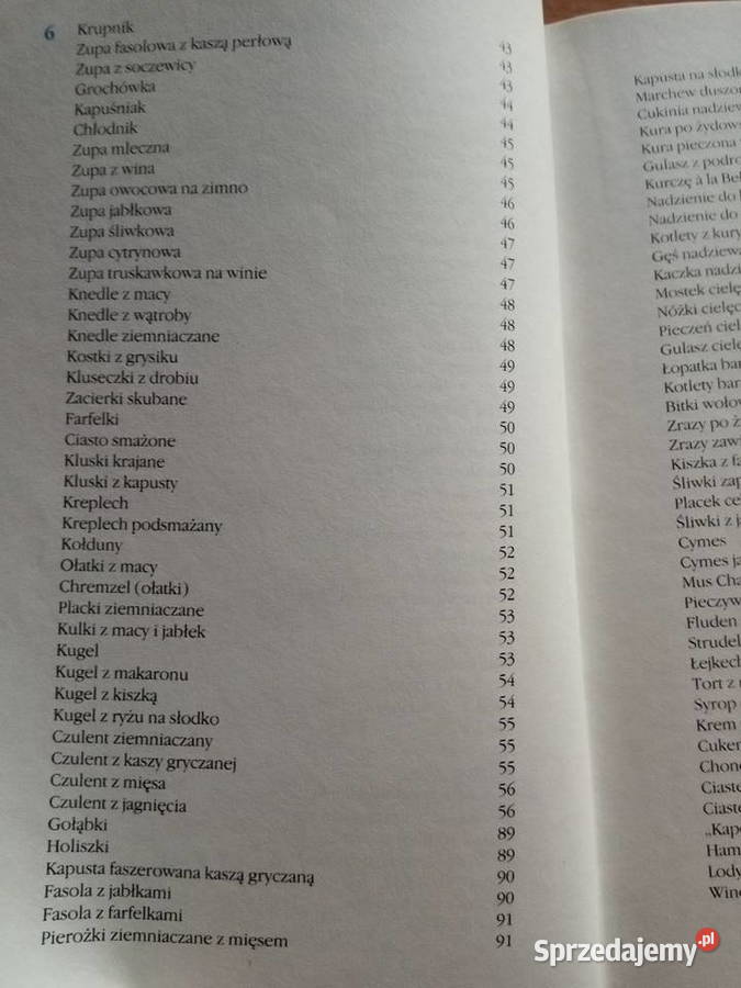 Kuchnia żydów polskich książka 1988 PRL śląskie Dąbrowa Górnicza