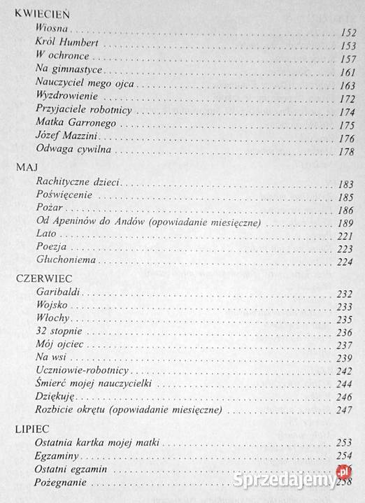 Serce Edmund de Amicis Rok wydania 2001 lubelskie Chełm