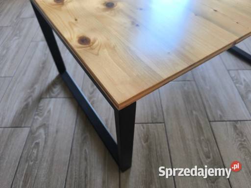 Stolik kawowy loft deska i stal małopolskie Kraków