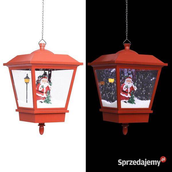 vidaXL Świąteczna lampa wisząca LED z Mikołajem