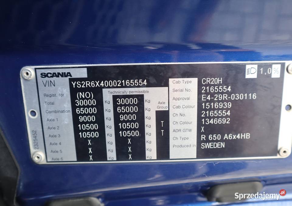 Ciagnik 6x4 ciagnik 65 tonowy Scania R 650 klimatyzacja mazowieckie Warszawa
