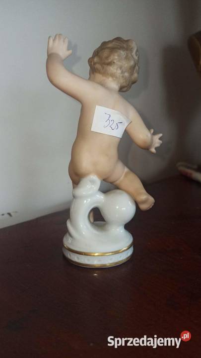 Figurka Putto Wallendorf pomorskie Gdańsk