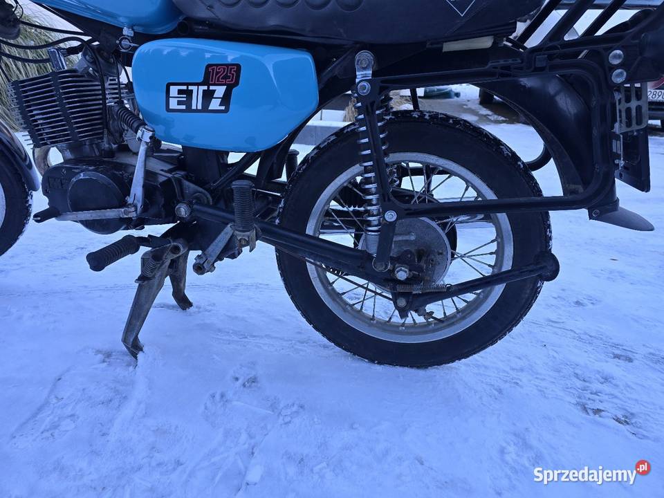 MZ etz 125 zarejestrowana Gołuchów