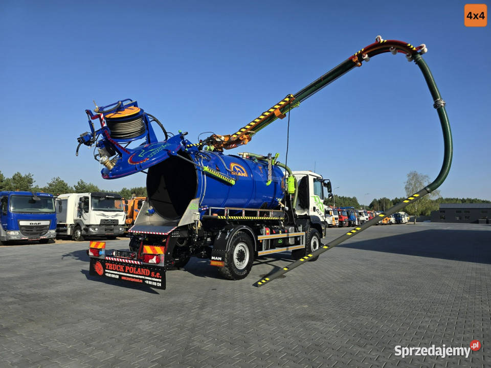 MAN 4x4 WUKO GAMON PW8 do zbierania odpadów Motoryzacja