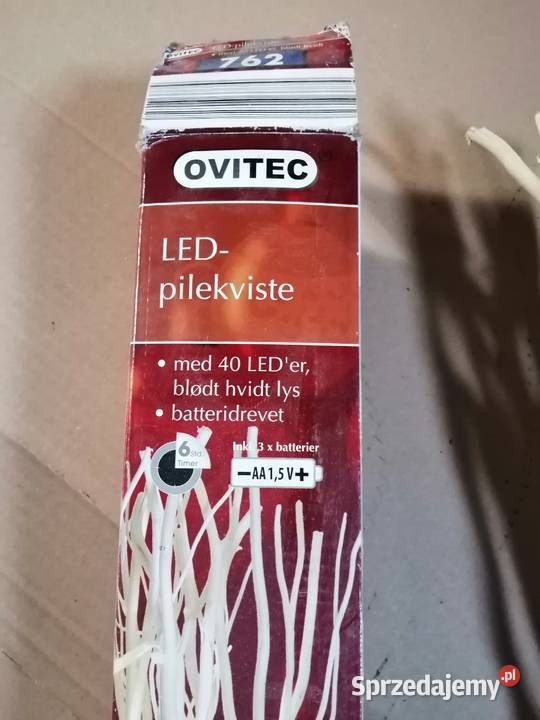 Ozdoba galazki ze światełkami led Patyczki inny kolor wielkopolskie sprzedam
