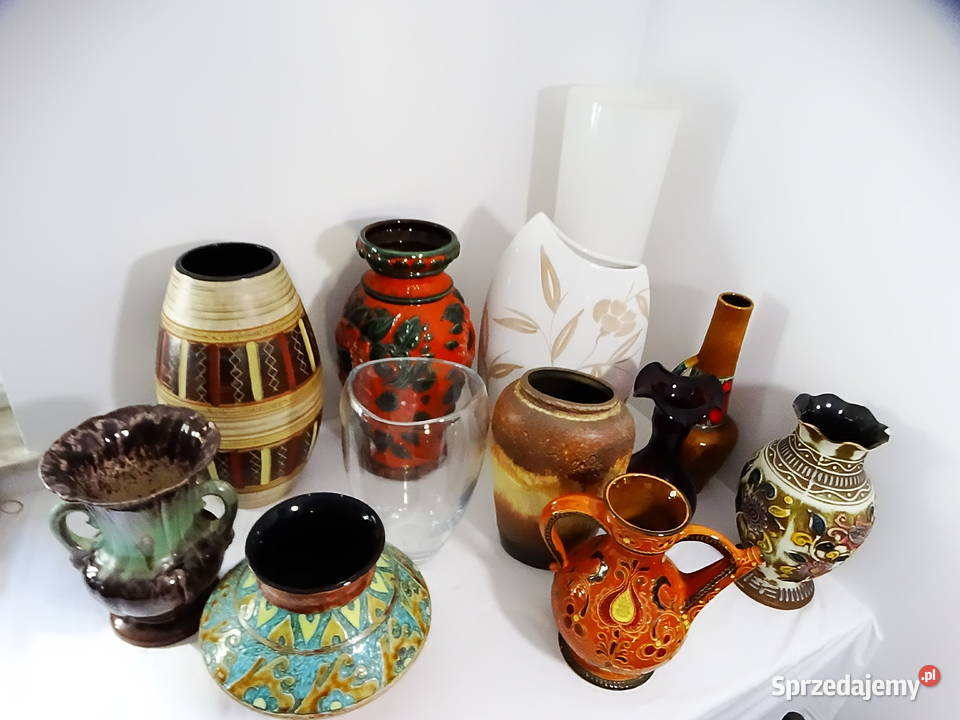 Wazony flakony dzbany naczynia na kwiaty Dom i Ogród Biłgoraj sprzedam