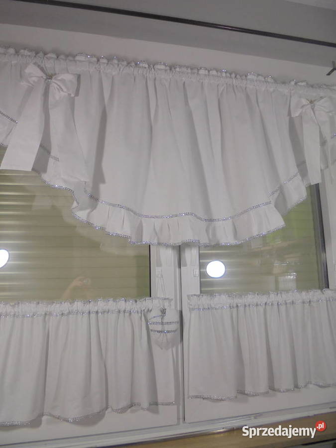 firanki komplety w stylu glamur cyrkonie SZYJEMY Włocławek