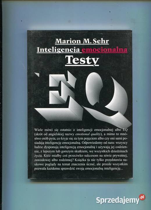 Inteligencja emocjonalna Testy Marion MSehr zachodniopomorskie Szczecin