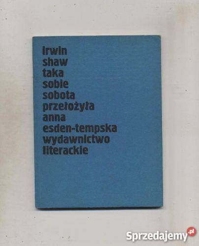 Taka sobie sobota Pozostałe Szczecin sprzedam