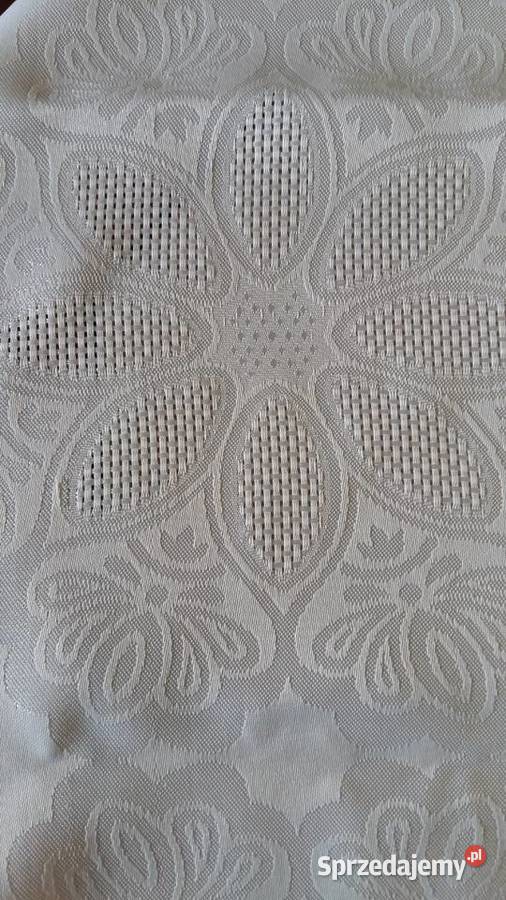 Obrus biały plamoodporny 127x74Serweta na ławę biały łódzkie Łódź sprzedam