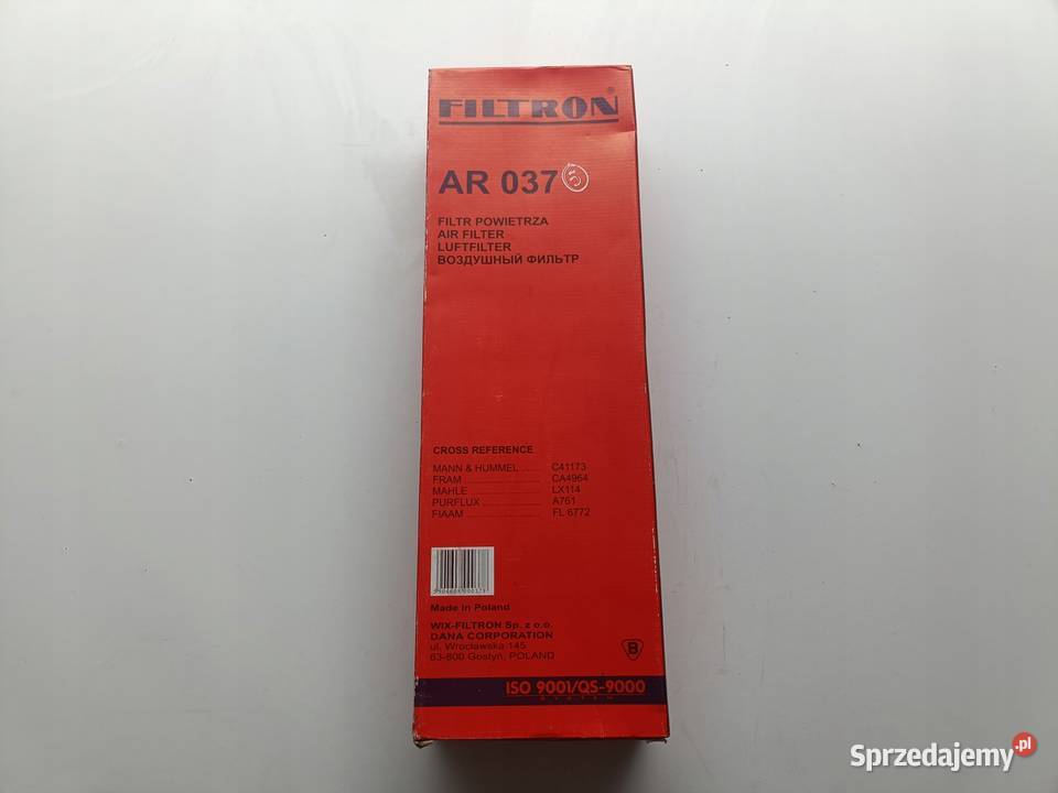 FILTR POWIETRZA Mercedes W124 W463 W126 SL AR037 Rudka