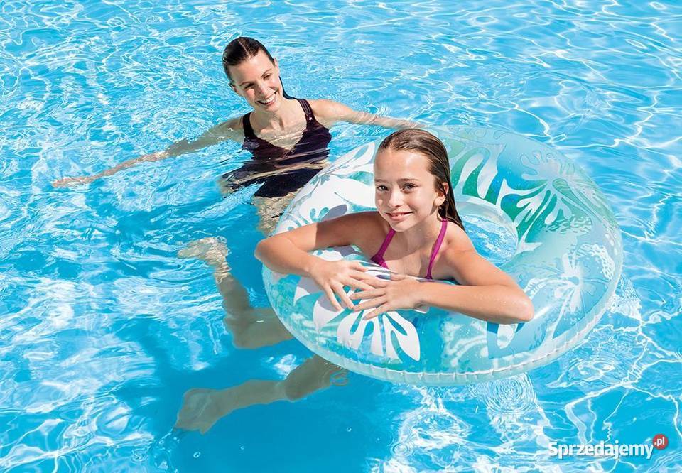 Koło dmuchane do pływania HAWAJSKIE KWIATY o wielkopolskie Poznań sprzedam