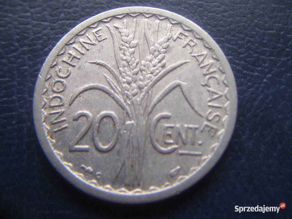 Stare monety 20 centymów 1945 C Indochiny Lesko sprzedam