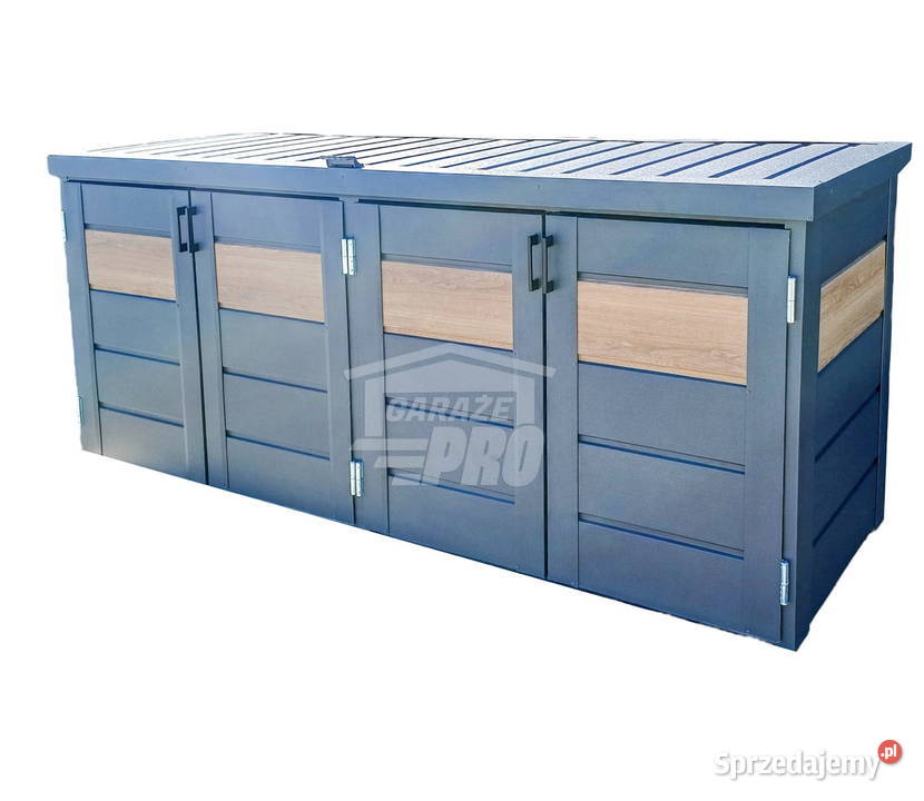 Zabudowa koszy na śmieci wiata obudowa Pozostałe śląskie Dąbrowa Górnicza sprzedam