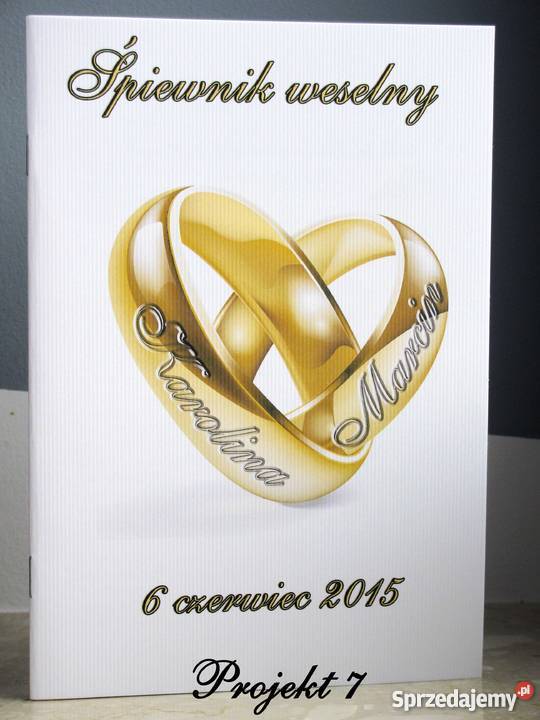 Śpiewnik weselny śpiewniki weselny ślub wesele Rzeszów