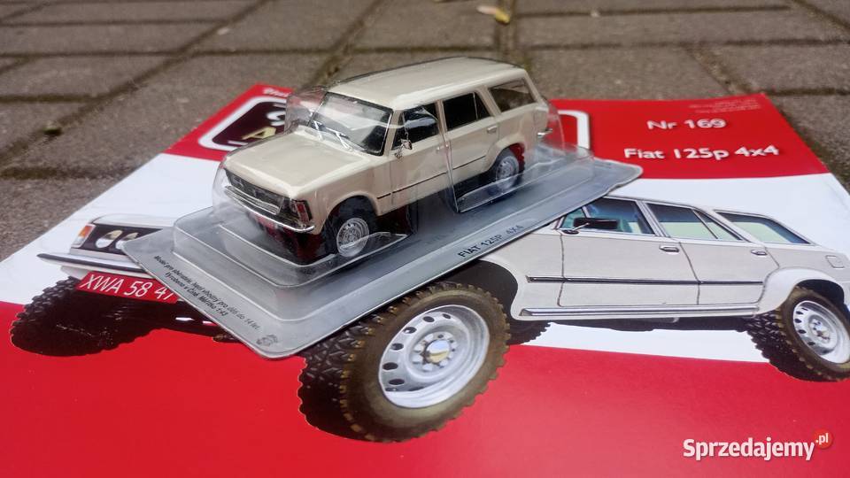 FIAT 125P 4X4 kultowe auta PRL 143 Deagostini Warszawa