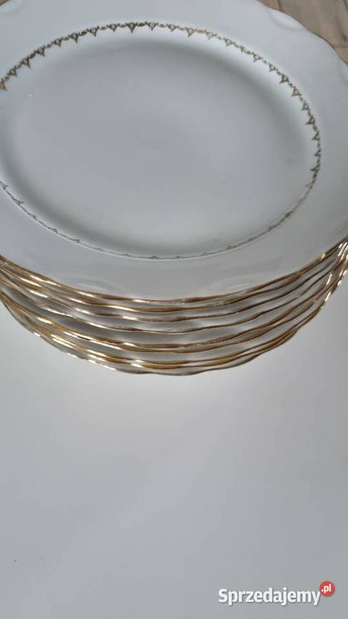 Talerze Obiadowe Płaskie Porcelana Francuska Wola Podłężna