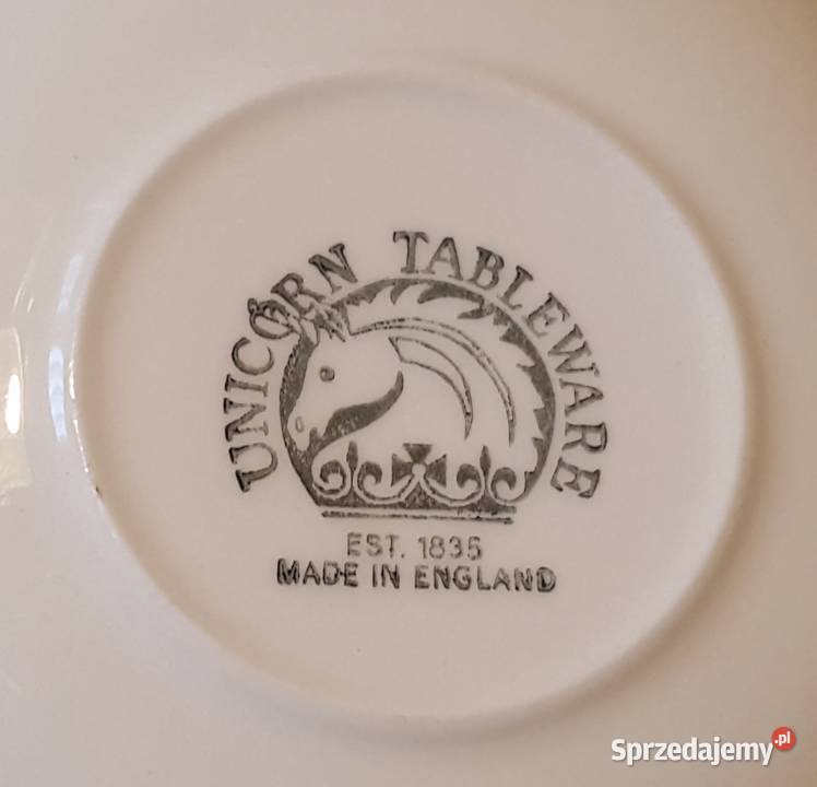 Porcelana angielska 5 spodeczków Woodland Akcesoria kuchenne Warszawa