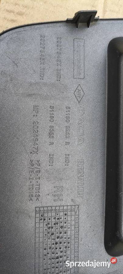 Dacia Duster ll Zaślepka Osłona przednia Warszawa