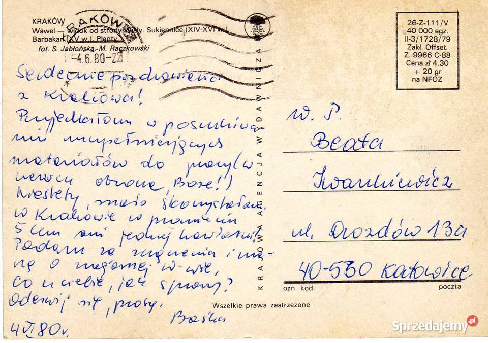 KRAKÓW POCZTÓWKA WIELOWIDOKOWA Kolekcje Krynki sprzedam