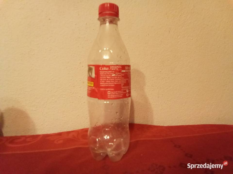 Pusta butelka coca cola euro 2020 naklejka David mazowieckie Warszawa